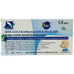 Autotest 5 en 1 - SARS-CoV-2 & Influenza A+B & RSV & ADV (Adénovius) - DLU : 07/2027