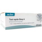Test Trod angine (Strep A) – SejoyBoîte de 25 tests&nbsp; &nbsp;/ prix au test - DLU : 01/01/2027