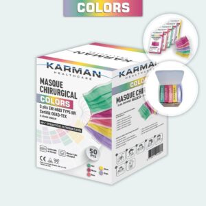 Masque Chirurgical IIR Couleur 2